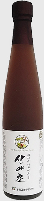 영양그린푸드 남호섭산야초발효초 /5년산 건강음료식초, 1개, 500ml