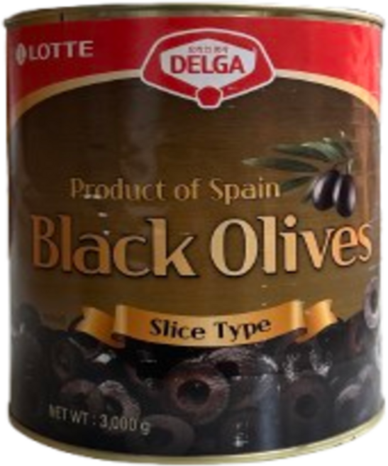 롯데 델가 블랙올리브 슬라이스3kg, 1개, 3kg