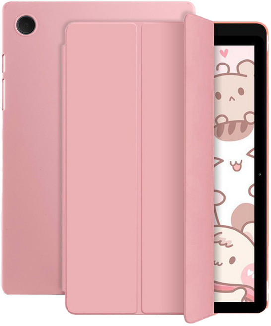 갤럭시탭A9 8.7인치 A9플러스 11인치 호환 TPU 스마트커버 북커버 케이스, 핑크, 1개