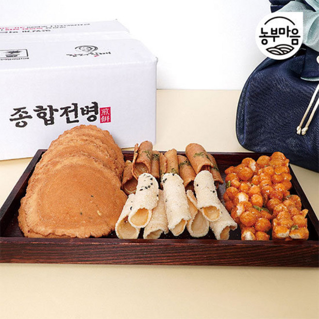 [장터할매] 옛날전병 센베이 1kg 2박스