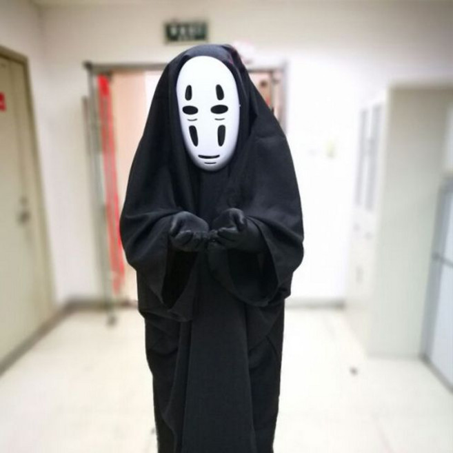 핵인싸템 가오나시 옷 코스프레 S-2XL 할로윈 코스튬, M