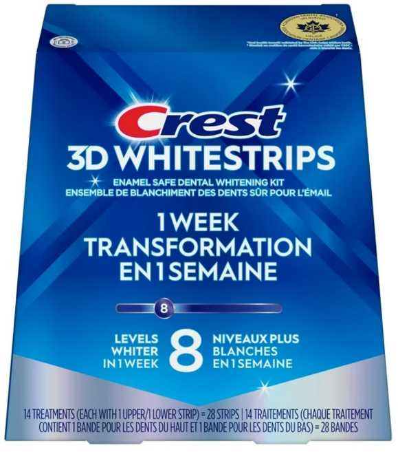 크레스트 치아미백스트립 레벨8, 1개, 10g