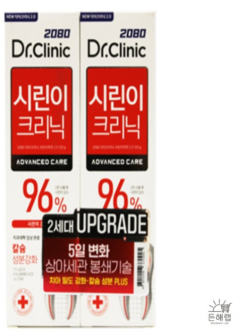 치솔 칫솔 쿨샵 치아밀도강화 2080 시린이 치약 120g2개 ujd+16272pY, 120g