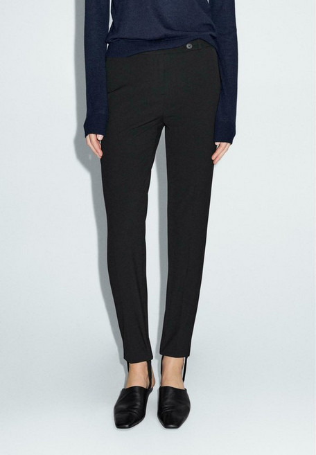 마시모두띠 다티드 엘라스틱 밑단 바지 블랙 여성 (관부가세포함가)