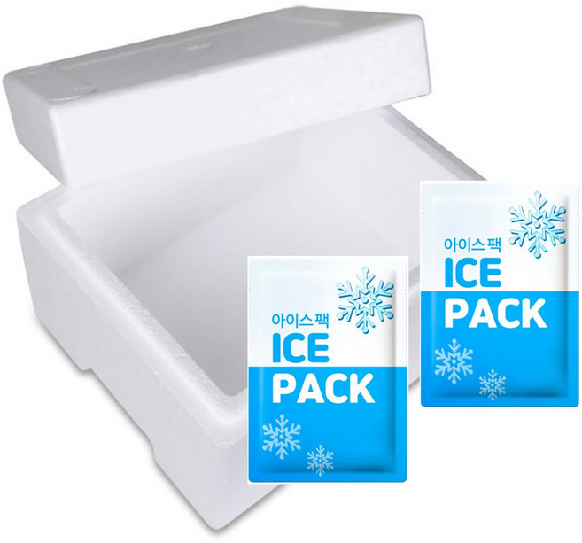 남들과다르게 스티로폼 박스 김치3kg (아이스팩 2개 무료증정) 아이스박스, 1개, 화이트