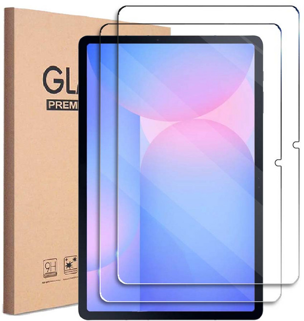 갤럭시탭 S10 FE / S10 FE 플러스 호환 9H 고경도 방탄 강화유리 액정보호필름2장 아이친구, 1세트