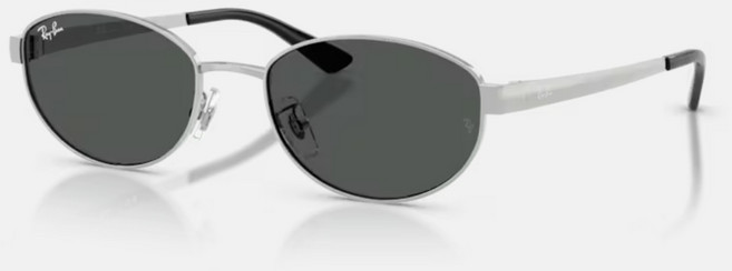 Ray-Ban雷朋 RB3774D 橢圓金屬太陽眼鏡 經典時尚 有效抗UV 輕盈舒適配戴體驗