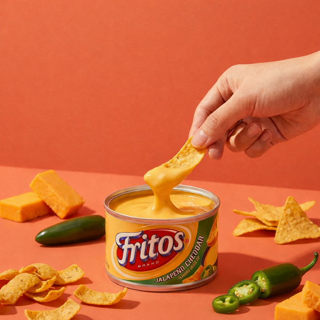 프리토스 할라피뇨 치즈 페퍼 딥 소스 256g, 1세트