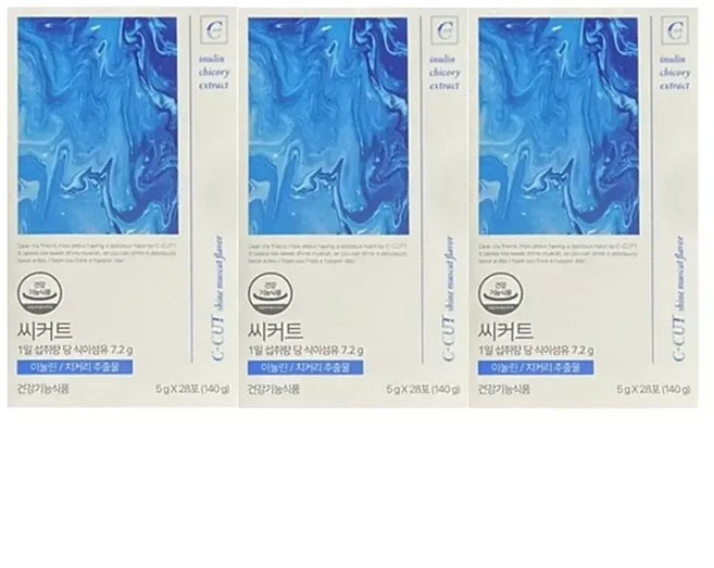 씨커트 케어 c-cut 치커리 추출물 이놀린 시커트 배변 씨컷트 혈당 6개 MJ, 1개