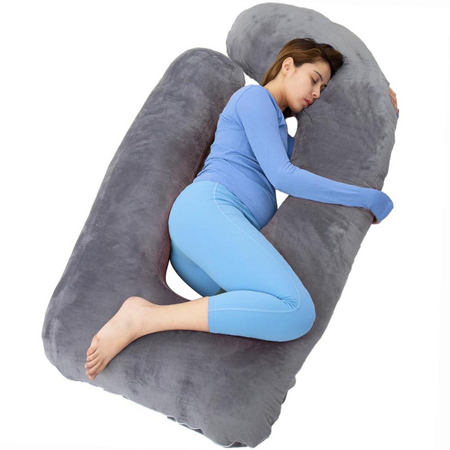MAGIC ELEPHANT Pregnancy Pillows for Sleeping 60 Inch Maternity Pillow for Pregnant Women U Shap