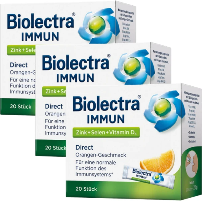 바이오렉트라 이뮨 아연 셀레늄 20포 3팩, 3개, 20회분 - 쿠팡