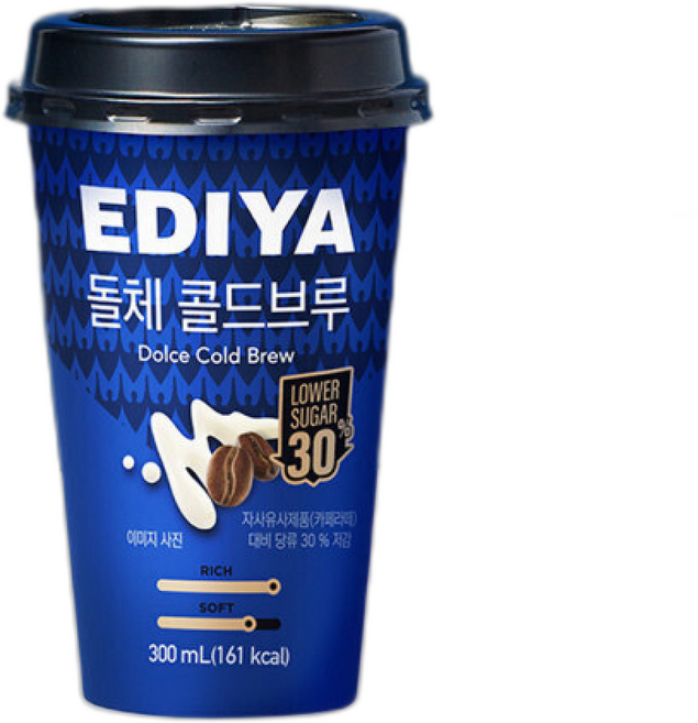 이디야 컵커피 돌체 콜드브루, 300ml