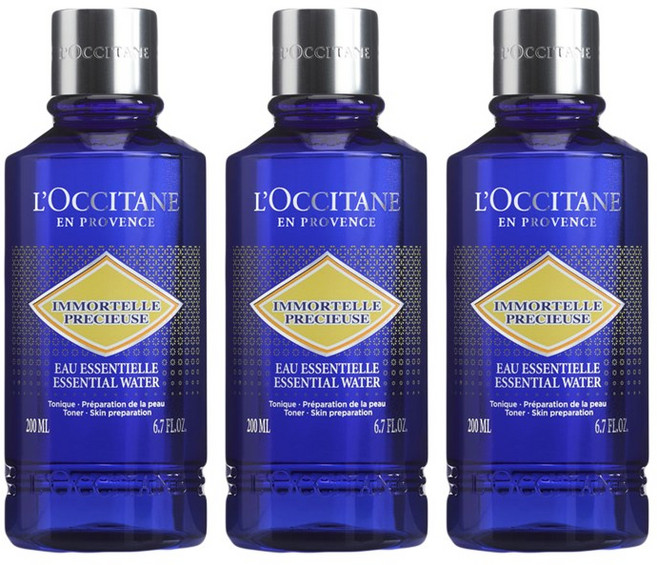 록시땅 이모르뗄 프레슈즈 에센셜 워터 토너, 3개, 200ml