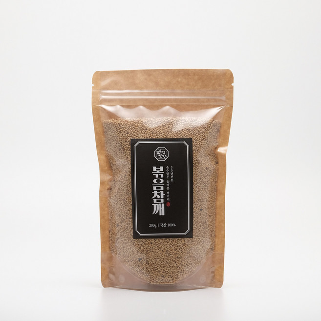 수정방앗간 고소하게 볶은 국산100% 통참깨 200g, 1개