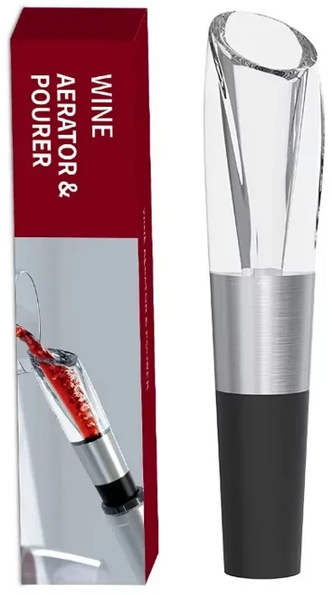 프리미엄 푸어러 에어레이팅 와인병 스파우트 - 매번 완벽한 달성 스토퍼 바 액세서리, 03 WP010