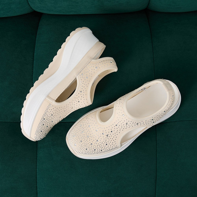 제이슈 세토 큐빅 플랫폼 통굽 스니커즈 샌들 5cm