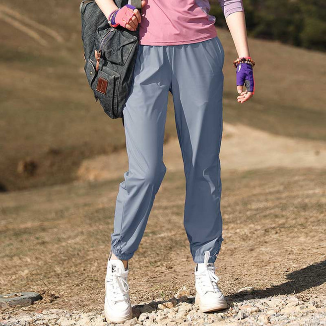 꽃소담 여성용 냉감 소재 봄여름 아웃도어 러닝 속건 팬츠 등산 통기 스판 트레이닝 바지 HZHF26A351