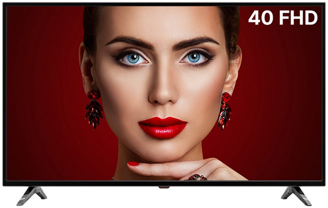 [10%환급가전] 1등급 40인치 LED TV FULL HD 2025 칩셋, 고객직접설치, 스탠드 또는 벽걸이 호환 가능, KIZ4002FH, 101cm(40인치)