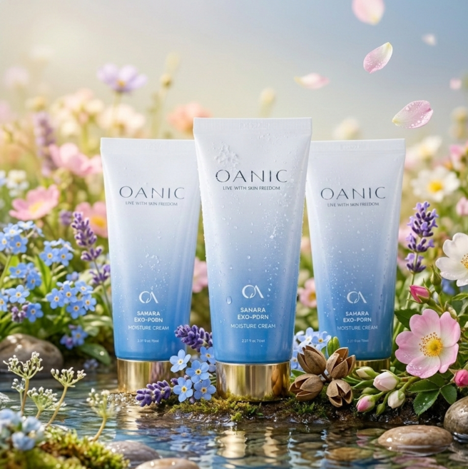 오아닉 사하라 엑소 PDRN 수분보습크림, 3개, 70ml