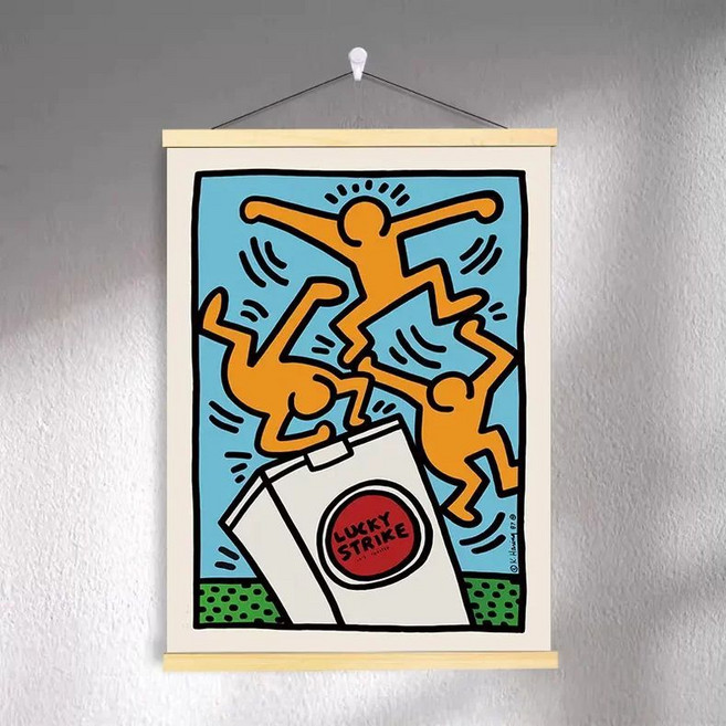 美式卡通塗鴉掛畫，可遮擋電箱，豎版裝飾畫, 1個, 29款寬70cm高93cm