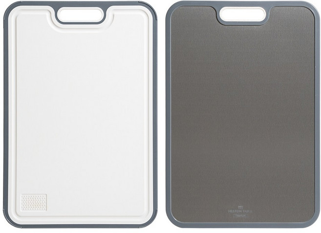 헤스턴테이블 티타늄 양면도마, 1개, 혼합색상