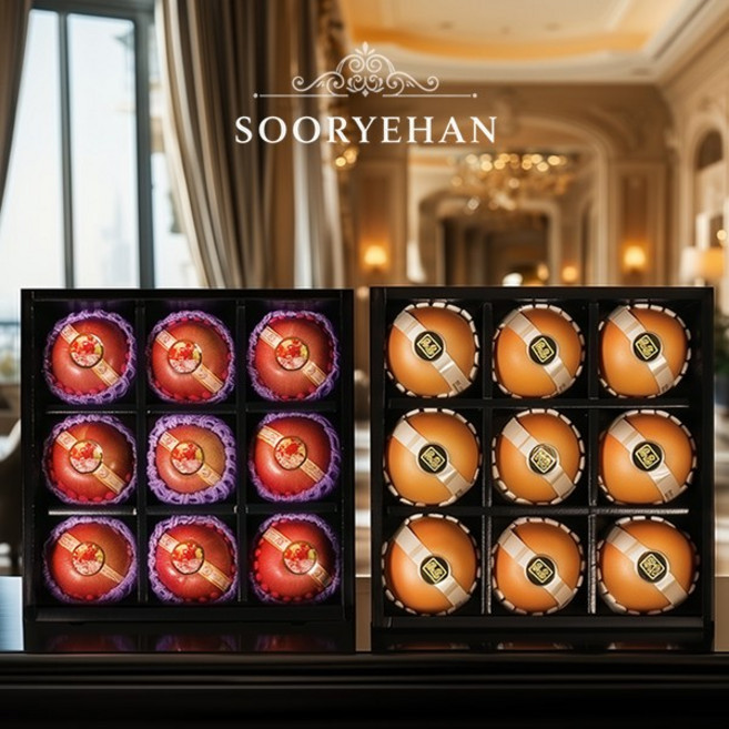 수려한 과일선물세트 풍성한2호 7.5kg내외(사과1박스+배1박스 ), 1세트