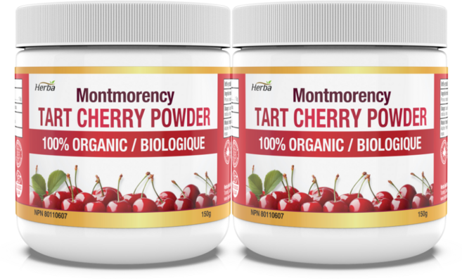 몽모랑시 타트체리 가루 분말 150g 100% Tart cherry powder 캐나다 식약처인증 허바 캐나다, 2개, 2병/150g