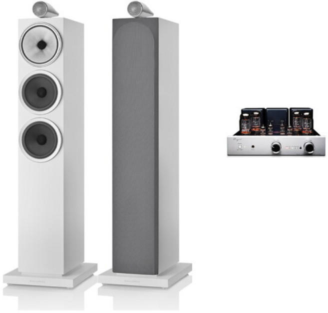 [없음] 케인(Cayin) CS-55A + B&W 703 S3 진공관 오디오, 703 S3(White), 703 S3:703 S3(White)