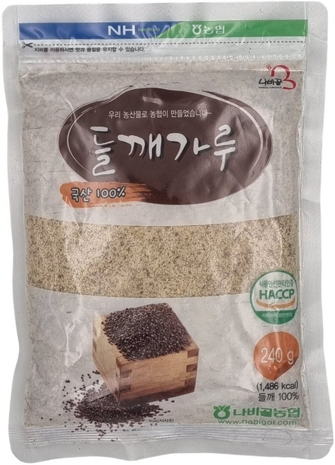 [농협] 함평 나비골농협 국산 탈피 들깨가루, 240g, 1개
