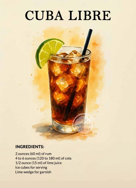 클래식 미니멀리스트 빈티지 칵테일 벽 아트 인쇄 바 장식 모히토 Caipirinha 럼 펀치 디자인 프레임 없, [03] 30X40cm Unframed, 03 30X40cm Unframed