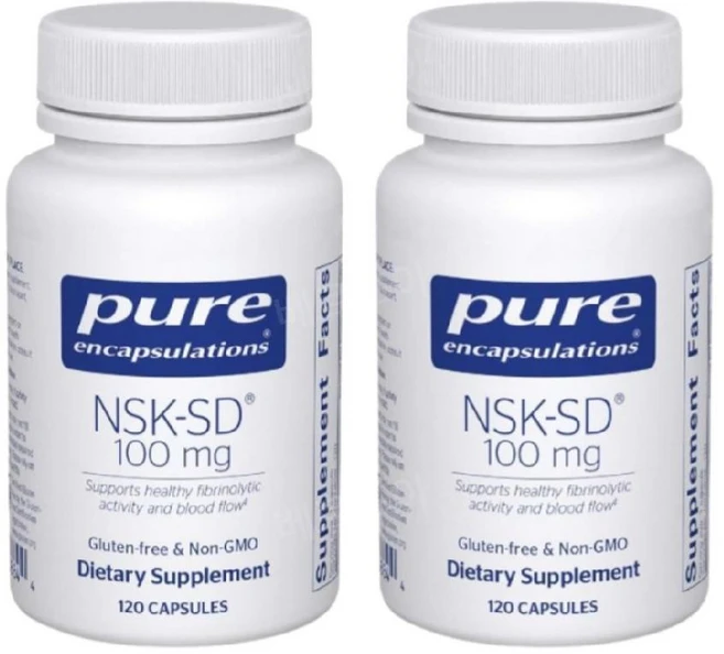 퓨어인캡슐레이션 나토키나제 NSK-SD 나토키나아제 100mg 120캡슐 2개, 240정, 1세트 - 쿠팡