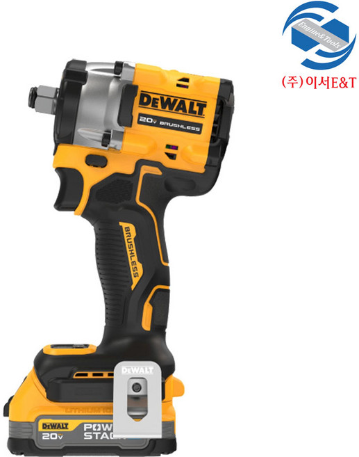 DEWALT 디월트정품 DCF921E2T 20V MAX XR 브러쉬리스 컴팩트 임팩트 렌치 파워스택 1.7Ah 배터리 세트