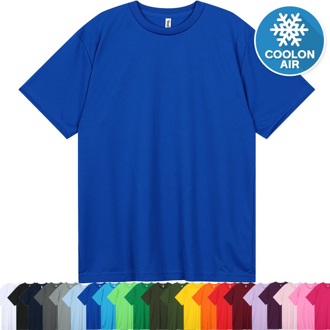 팀스핏 남녀공용 냉감 통기성 빅사이즈 반팔 티셔츠