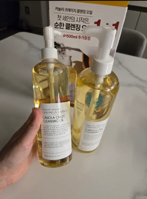 그레이멜린 카놀라크레이지 클렌징오일 500 ml 1+1, 1L, 1개