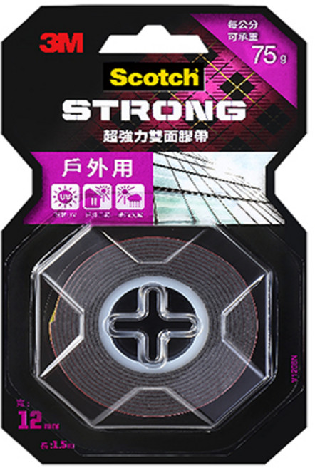3M 超強力雙面膠帶, 1個