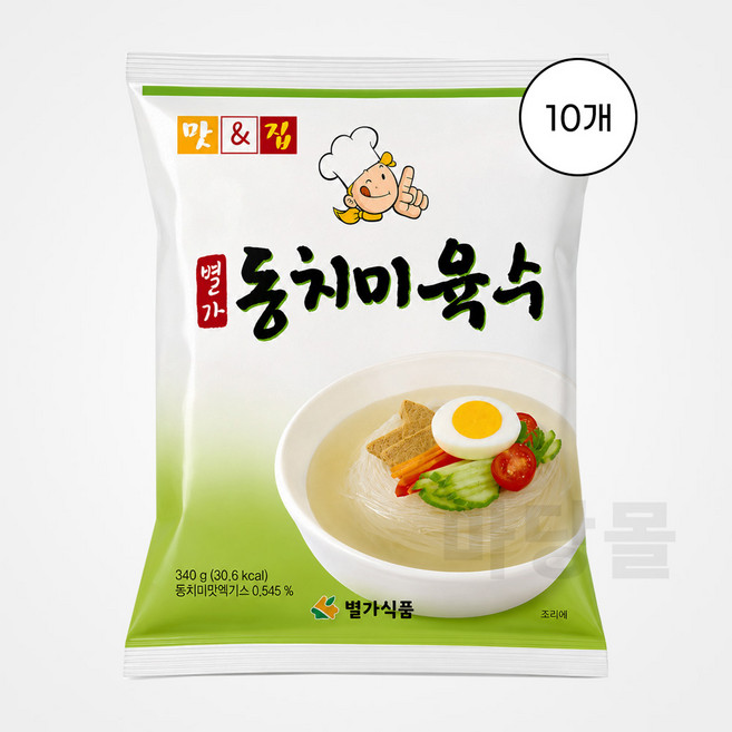 [별가식품] 동치미 냉면육수, 10개, 340g