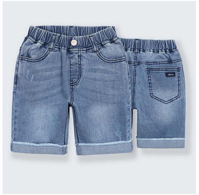 여름)빈티지6부데님스판바지(스카이블루)