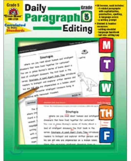 Daily Paragraph Editing Grade 5, Evan-Moor Educational Publishe