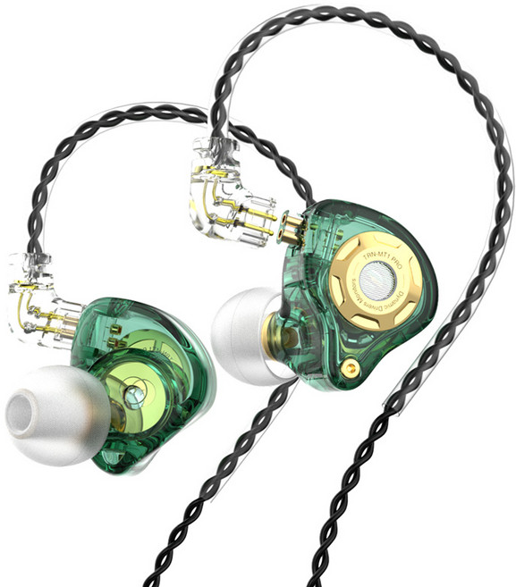 비아 TRN MT1 PRO 유선 인이어 이어폰, 그린(노마이크)