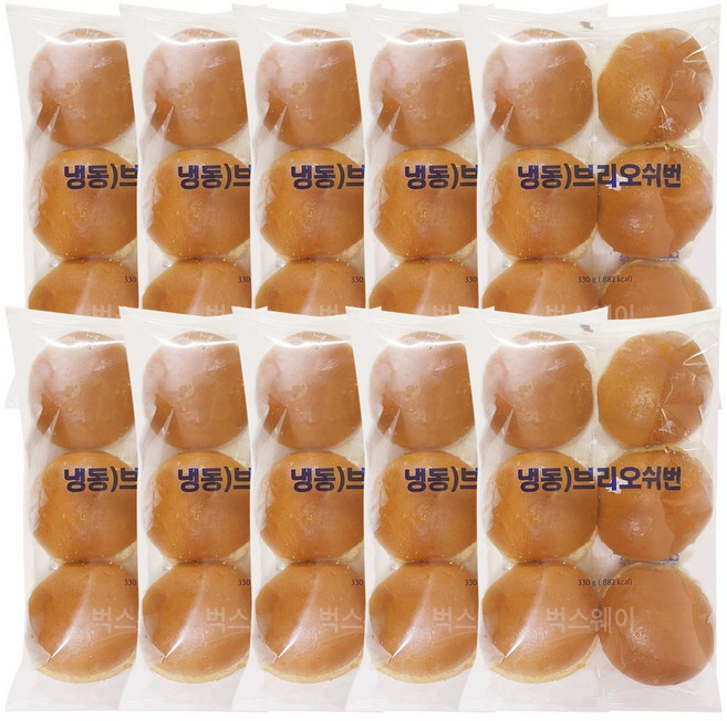 삼립 수제버거번(브리오쉬번), 10개, 330g