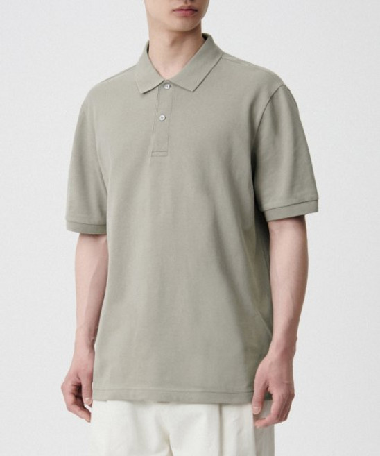 무신사 스탠다드 베이식 피케 폴로 셔츠 피스타치오 499888