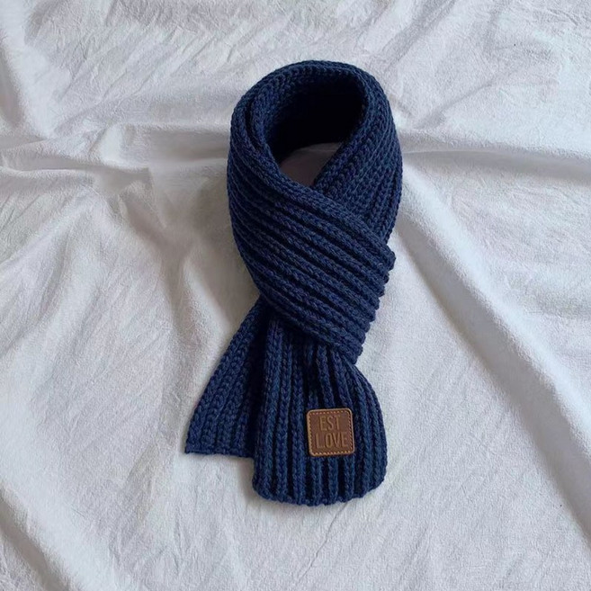 메이빈 유아 니트 머플러 쁘띠 디자인 보온 방한 아기 목도리 겨울용