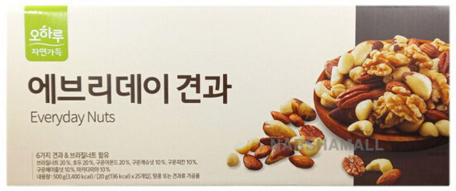 오하루 자연가득 에브리데이 견과, 20g, 1박스