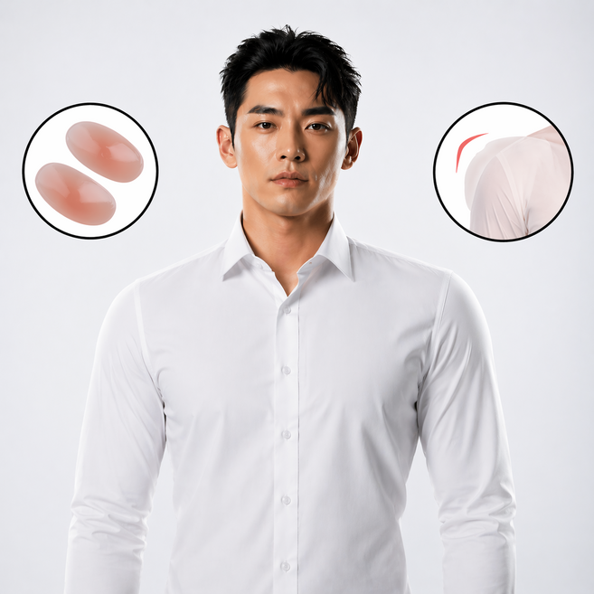 하피도 숄더업 티안나는 남자 어깨뽕 패드