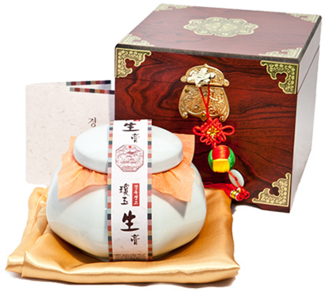 정생고 1.2kg 백자 선물포장 특별한날 건강선물, 1개, 1200g