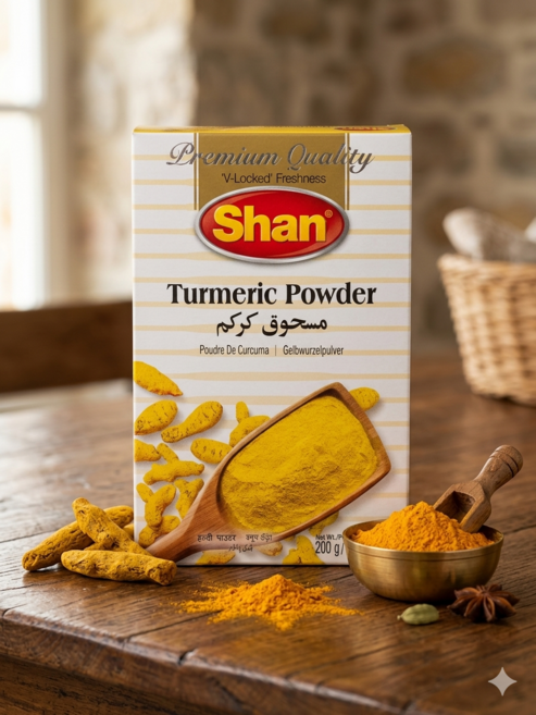 SHAN TURMERIC POWDER / 샨 강황가루, 1개, 200g