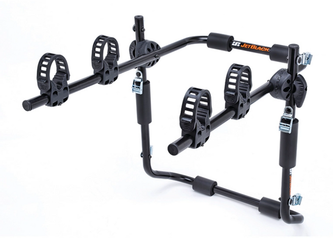 젯블랙 Bike Trunk Rack 차량 후미형 자전거 캐리어 자전거 거치대, 2-Bike Rack, 1개