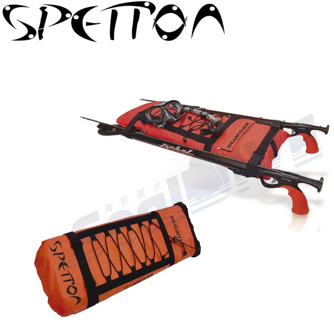 海豹潛水 SPETTON 多功能漁獵浮球 高可見度安全浮標, 1個, 單浮球+收線座, 紅色