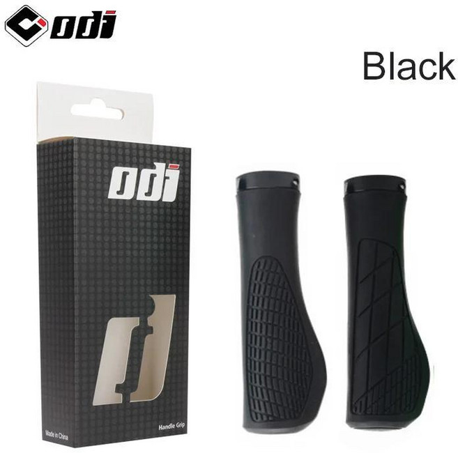 MTB 싱글 핏 핸들 산악 하이브리드 자전거 인체공학적 방지 및 E-바이크 락온 MTB 스쿠터 그립 핸들 편안한 미끄럼 바 디자인 SOLODRIVE, 02 og20 Black, 1개