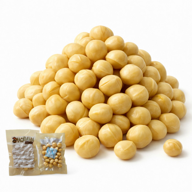 베트남 마카다미아 구운 마카다미아넛 껍질 제거한 견과류, 2개, 50g